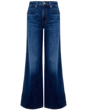 Veronica Beard Kasey Wide-Leg Jeans - Blue
