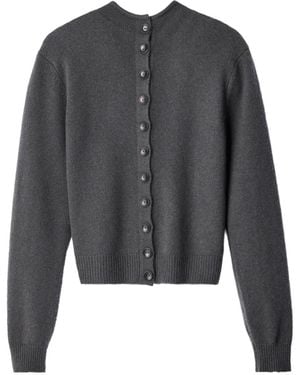 Lemaire Reversible Buttoned Sweater - Gray