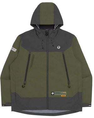 Aape By A Bathing Ape Hooded Jacket - Green
