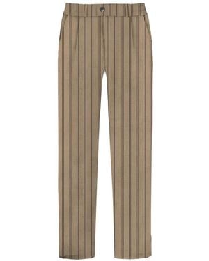 MC2 Saint Barth Havier Striped Trousers - Natural