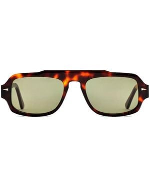 Ahlem George V Square-Frame Sunglasses - Brown