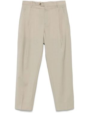 Briglia 1949 Pleated Trousers - Natural