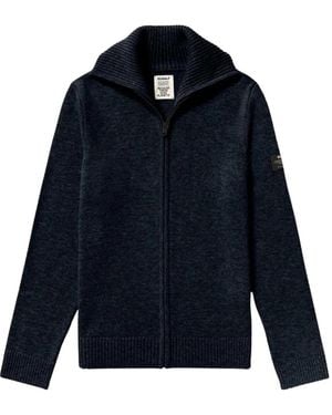 Ecoalf Cardigan Sasa À Fermeture Zippée - Bleu