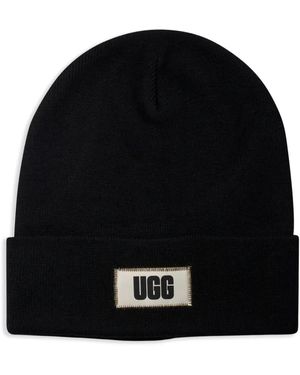UGG High Crown Beanie Hat - Black