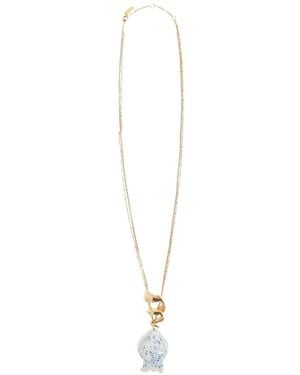 Chloé Collier Bloomcraft À Pendentif Fleur - Blanc