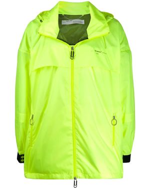 Off-White c/o Virgil Abloh Paper Clip Lightweight Jacket - Green