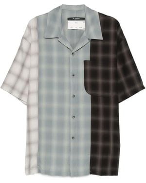 Song For The Mute Chemise À Carreaux - Grey