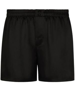 Dolce & Gabbana Silk Shorts - Black