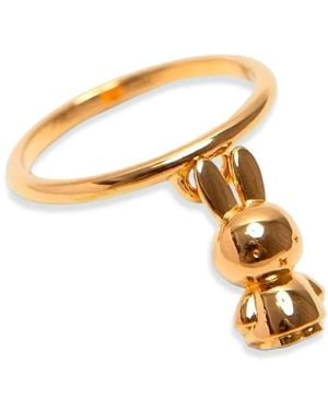 Andres Gallardo Anillo Miffy Con Charm - Metálico
