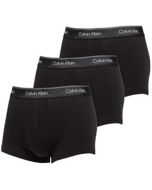 Calvin Klein ロゴウエスト ボクサーパンツ セット - ブラック