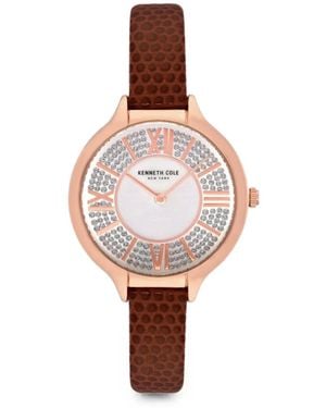 Kenneth Cole Orologio Con Cristalli 33Mm - Rosa