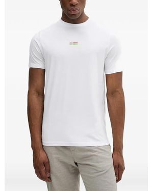 KARL LAGERFELD Logo-Detail Short-Sleeve T-Shirt - White