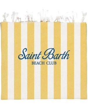 Mc2 Saint Barth Serviette De Plage Fouta - Métallisé