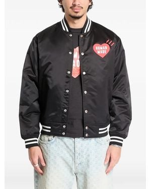 Human Made Heart-detail Jacket - Black