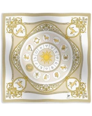 Elios Milano Sagittarius シルクスカーフ - メタリック