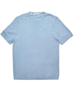 SELECTED Camiseta Torino De Punto - Azul