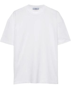 Prada Cotton T-Shirt - White