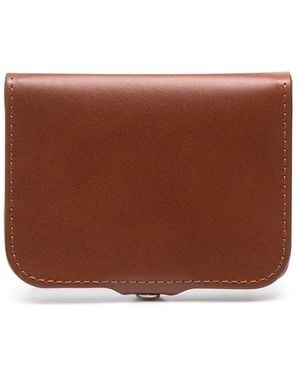 A.P.C. Coin Purse With Logo - Brown