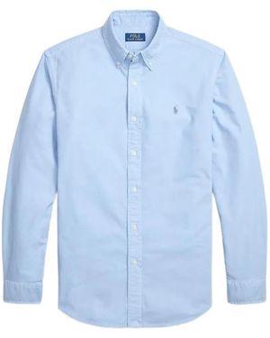 Polo Ralph Lauren Button-Down Cotton Shirt - Blue