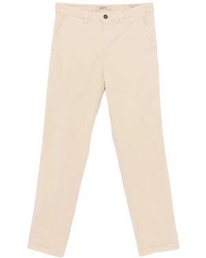 40 Weft Button-Up Pants - Natural