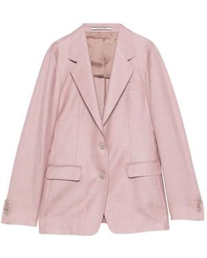 Tagliatore Parigi Button Single-Breasted Blazer - Pink