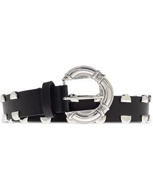 IRO Studded Circular-buckle Belt - ホワイト