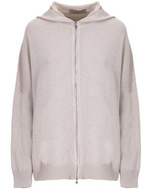 D.exterior Metallic-Effect Zip-Up Cardigan - Multicolour