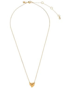 Kate Spade Amour Heart-Shaped Pendant Necklace - White