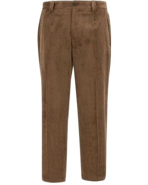Briglia 1949 Portofinos Corduroy Side-pocket Trousers - ブラウン