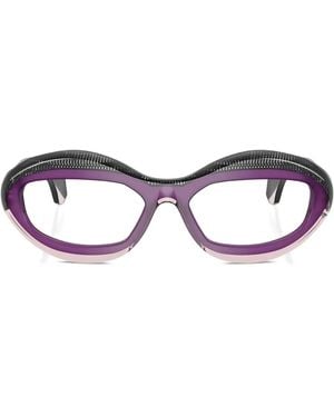 Alain Mikli Lunettes De Vue À Monture Ovale - Violet