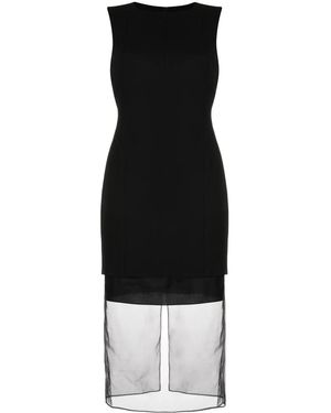 Jason Wu Gerafftes Midikleid - Schwarz
