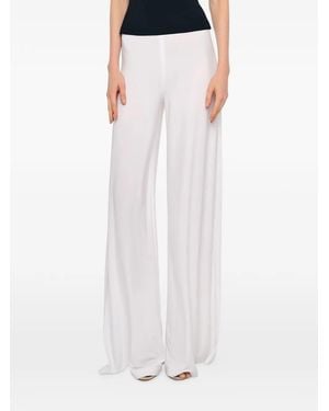 Norma Kamali Bias Pants - White
