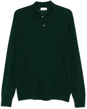 Ballantyne Wool Polo Shirt - Green