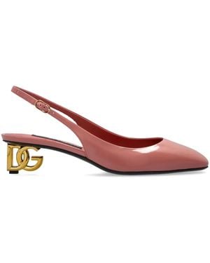 Dolce & Gabbana Jackie Slingback Court Shoes - Pink