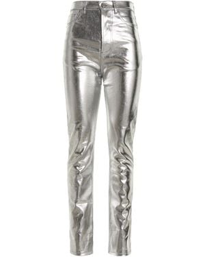 Alexandre Vauthier Coated Jeans - Grey