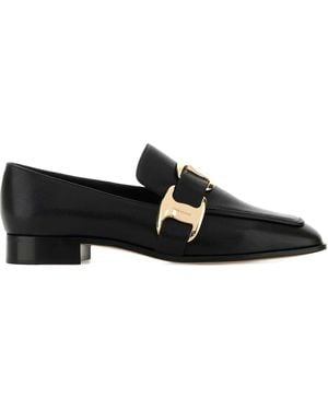Ferragamo Limania Loafers - Black