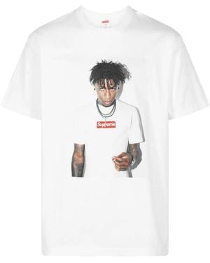 Supreme Nba Youngboy Cotton T-Shirt - White