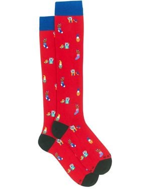 Gallo Cotton Socks - Red