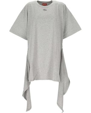 DIESEL D-Eivor Side-Tie Mini Dress - Grey