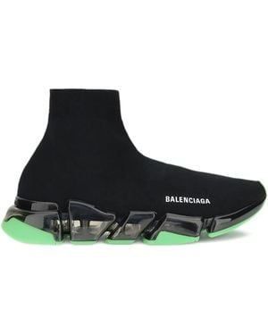 Balenciaga Clear sole sock sneakers - Schwarz
