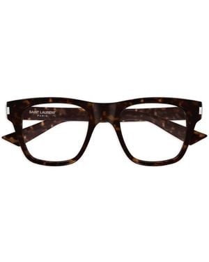 Saint Laurent Lunettes De Vue À Monture Carrée - Noir