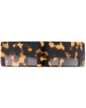 Alexandre De Paris Tuilerie Que Cheval Tortoiseshell Barrette - White