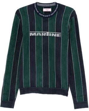 Martine Rose Sporty Logo Sweatshirt - グリーン