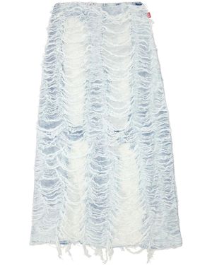 DIESEL M-Fiammetta Denim Maxi Skirt - Blue