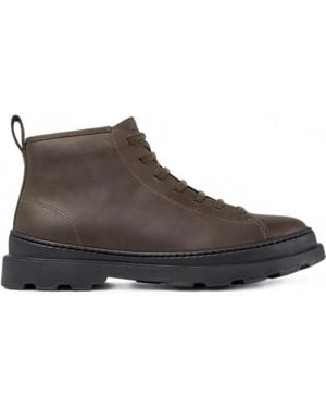 Camper Brutus+ Nubuck Leather Boots - Brown
