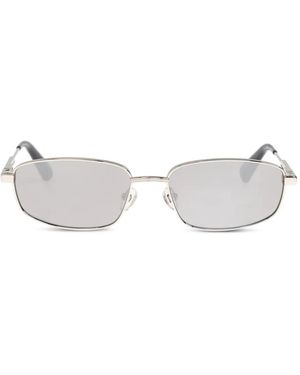 Jacquemus Ovalo サングラス - ホワイト