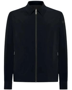Rrd Zip-Up Shirt-Collar Jacket - Blue