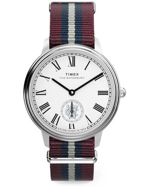 Timex Waterbury Sub-Second 39Mm Watch - White