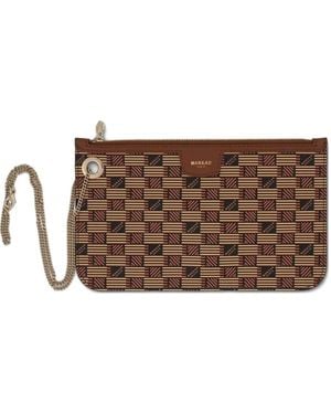 Moreau Pochette Saint Marina À Motif Monogrammé - Marron