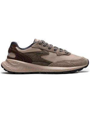 HOFF City Sneakers Mit Wildledereinsätzen - Braun